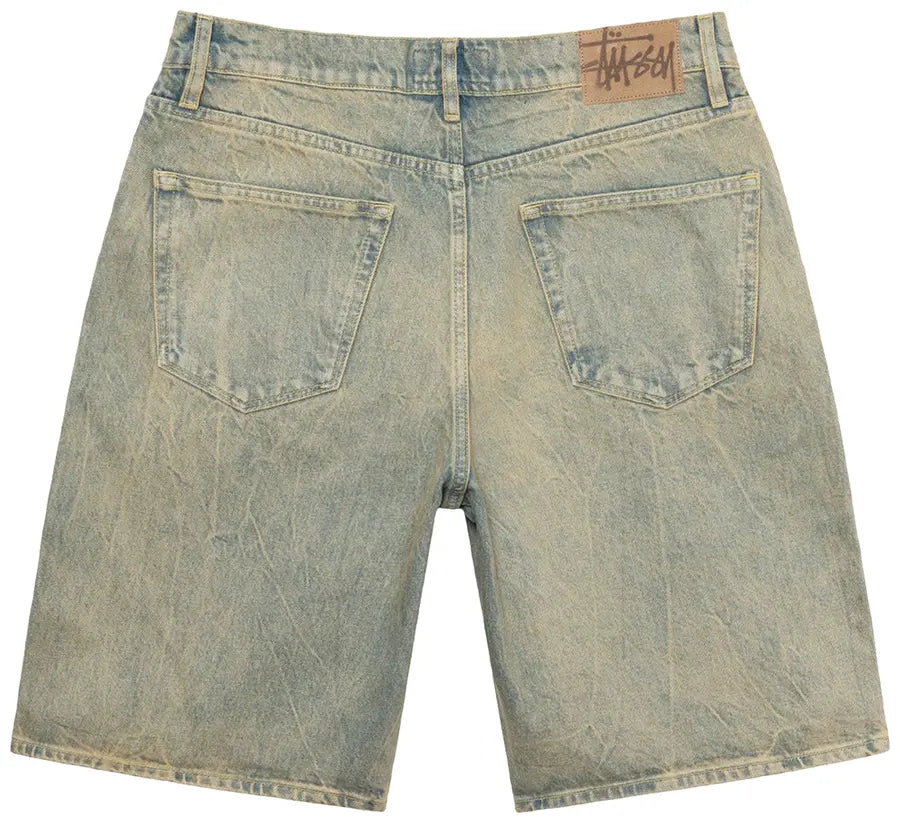 Stussy Sandwash Denim Big Ol' Shorts 'Sand Wash'