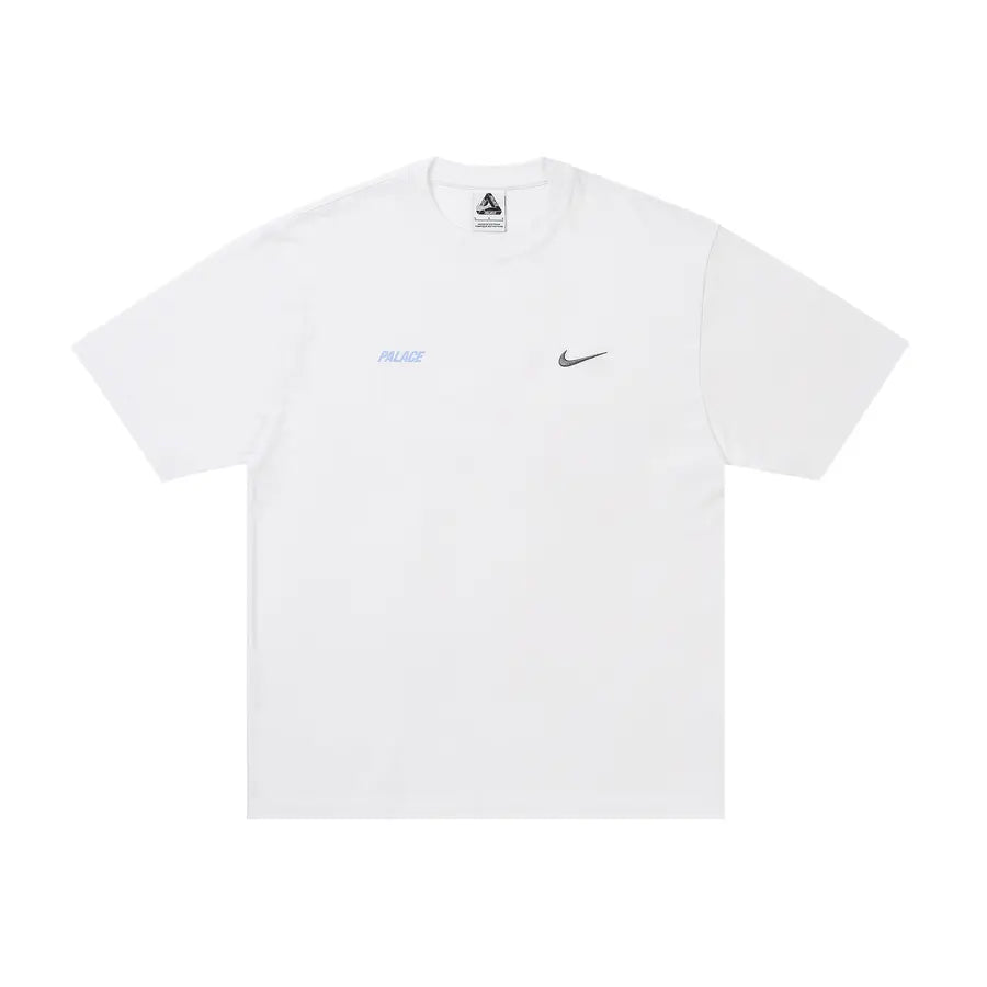 Palace x Nike Font Swoosh T-Shirt 'White'