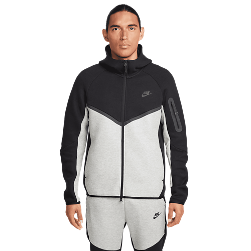 Nike Tech Fleece Full Zip Hoodie Grey/Black 2025