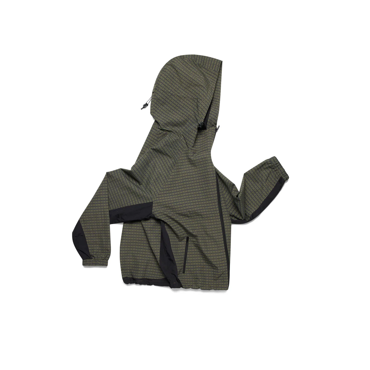 Mertra Asymmetrical Plaid Softshell (Green)