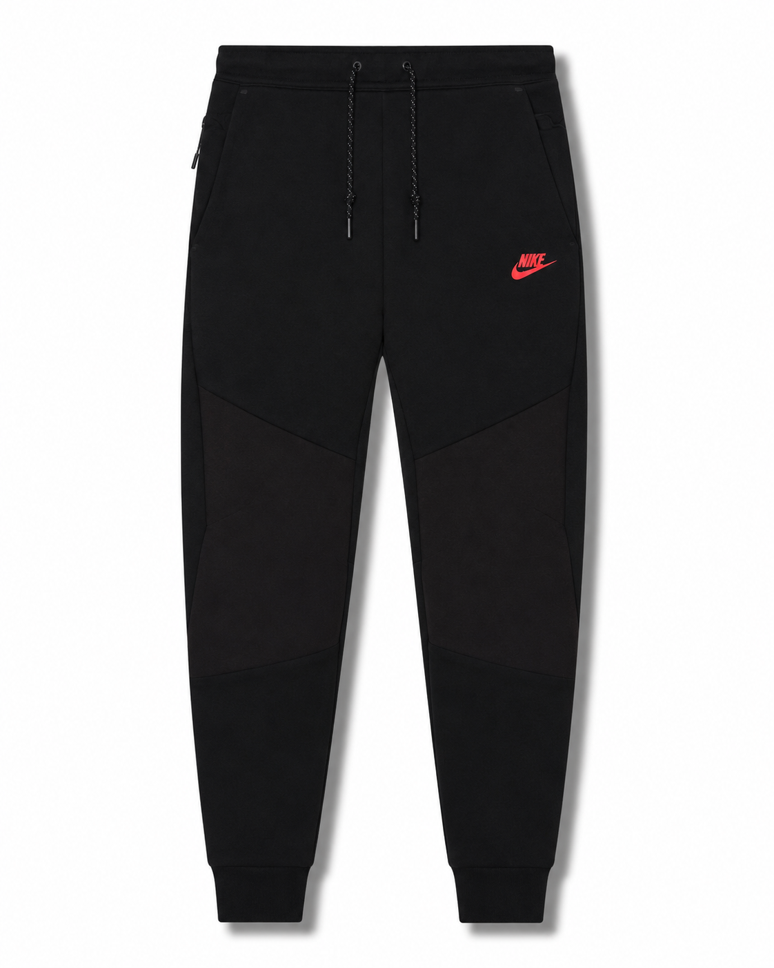 Nike Tech Fleece Joggers Black/Bright Crimson 2025