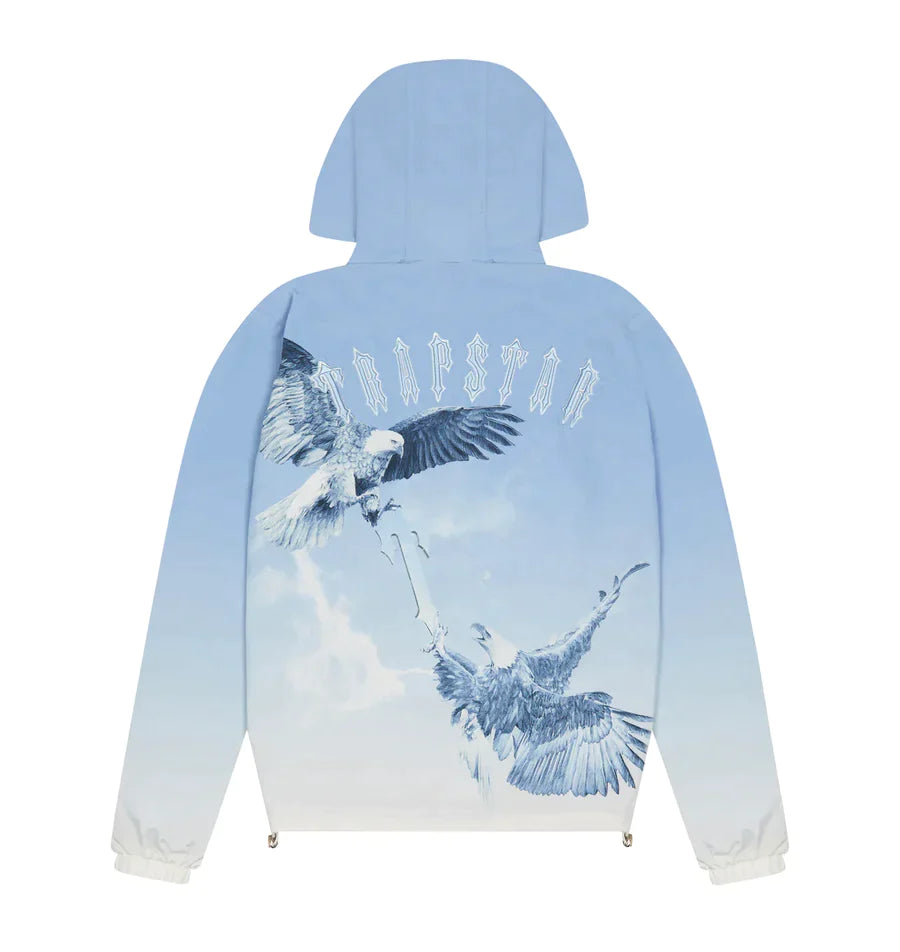 Trapstar Eagle Windbreaker Blue Jacket