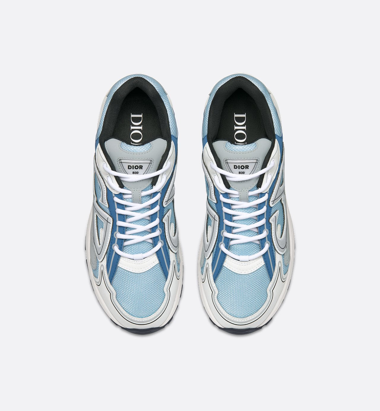 Dior B30 Mesh Light Blue/Grey Trainer