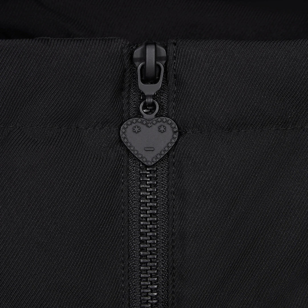 CARSICKO LOGO PUFFER JACKET - BLACK