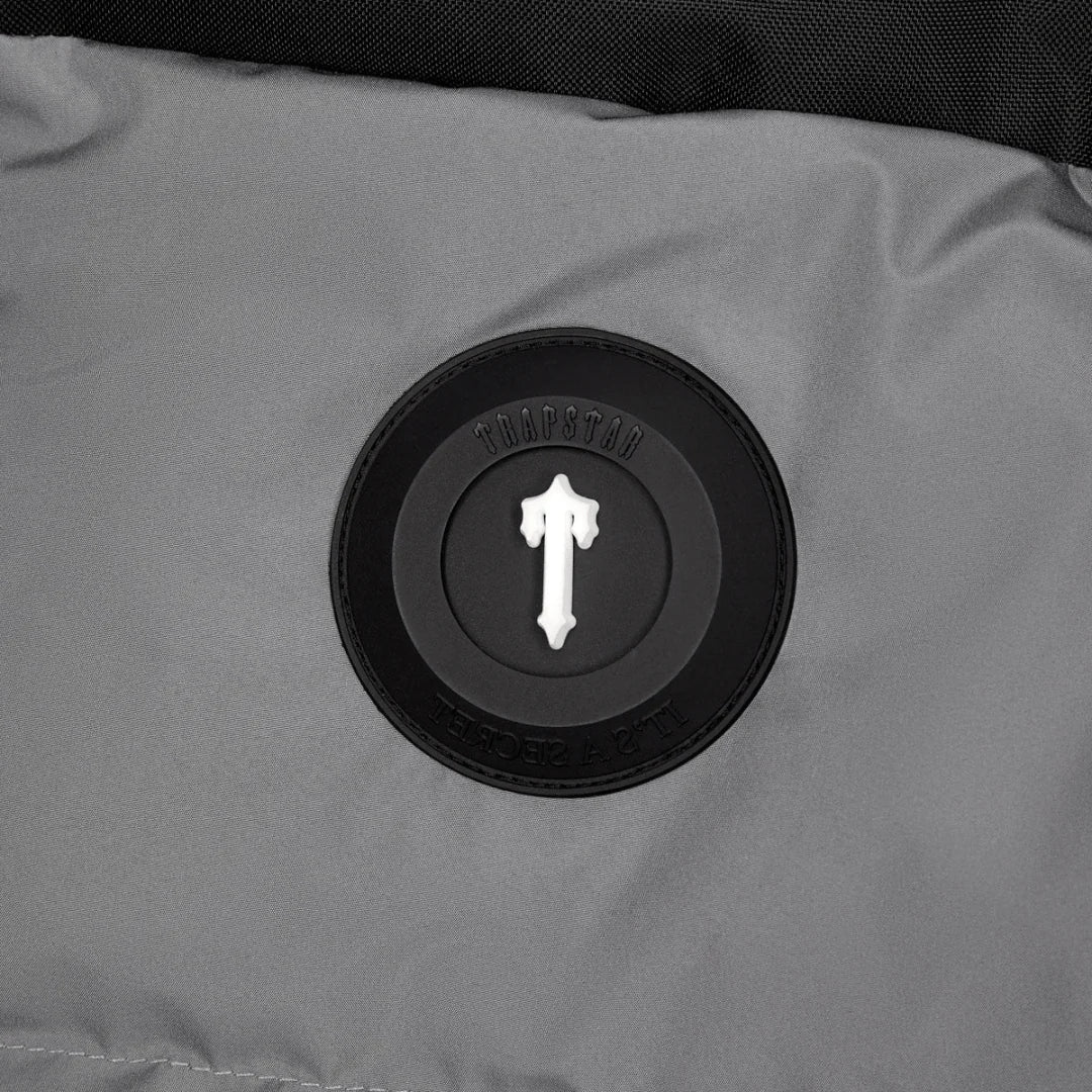 TRAPSTAR DECODED AW23 PUFFER - BLACK/GREY