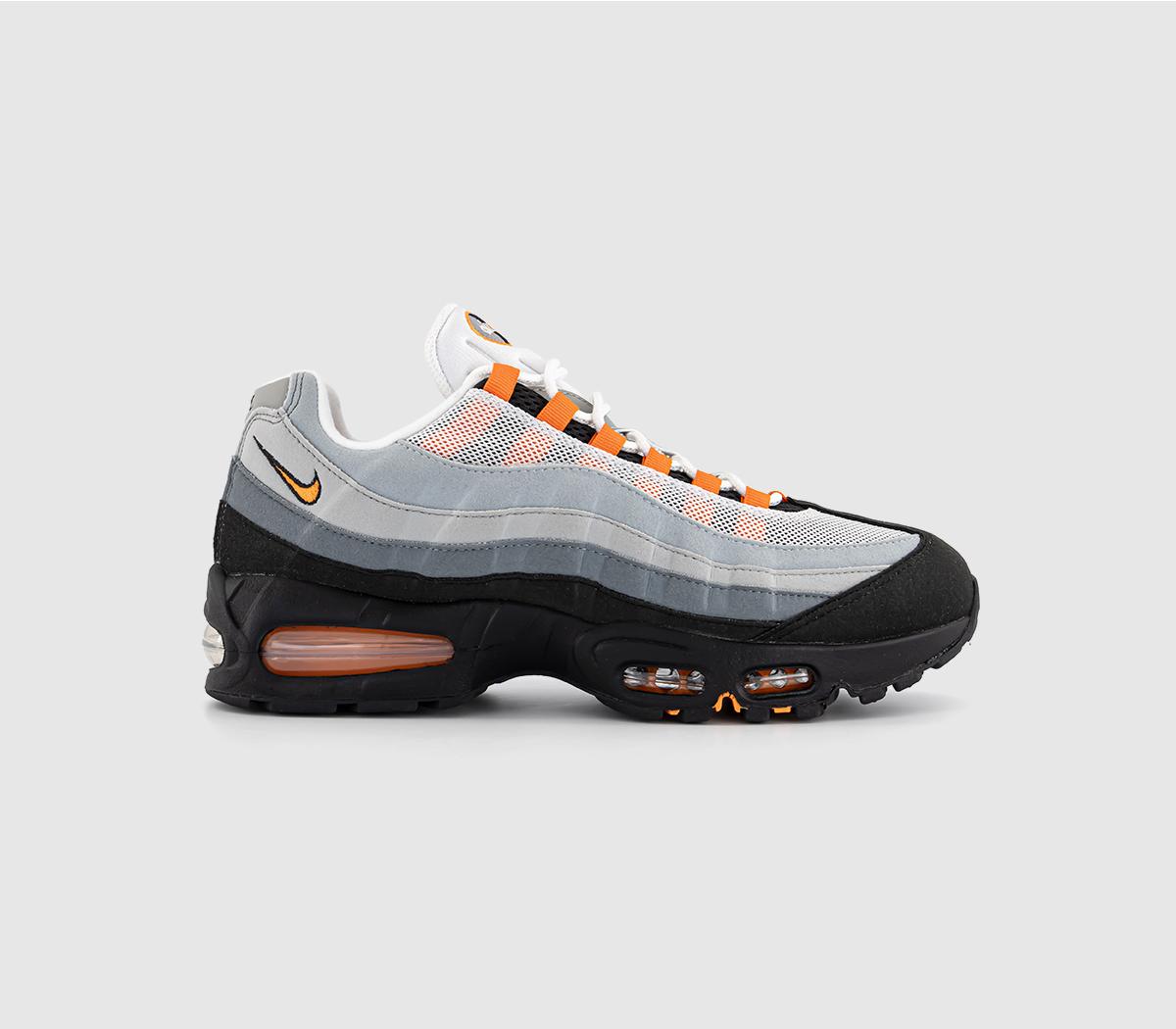 NIKE AIR MAX 95 OG Black Bright Mandarin Cool Grey