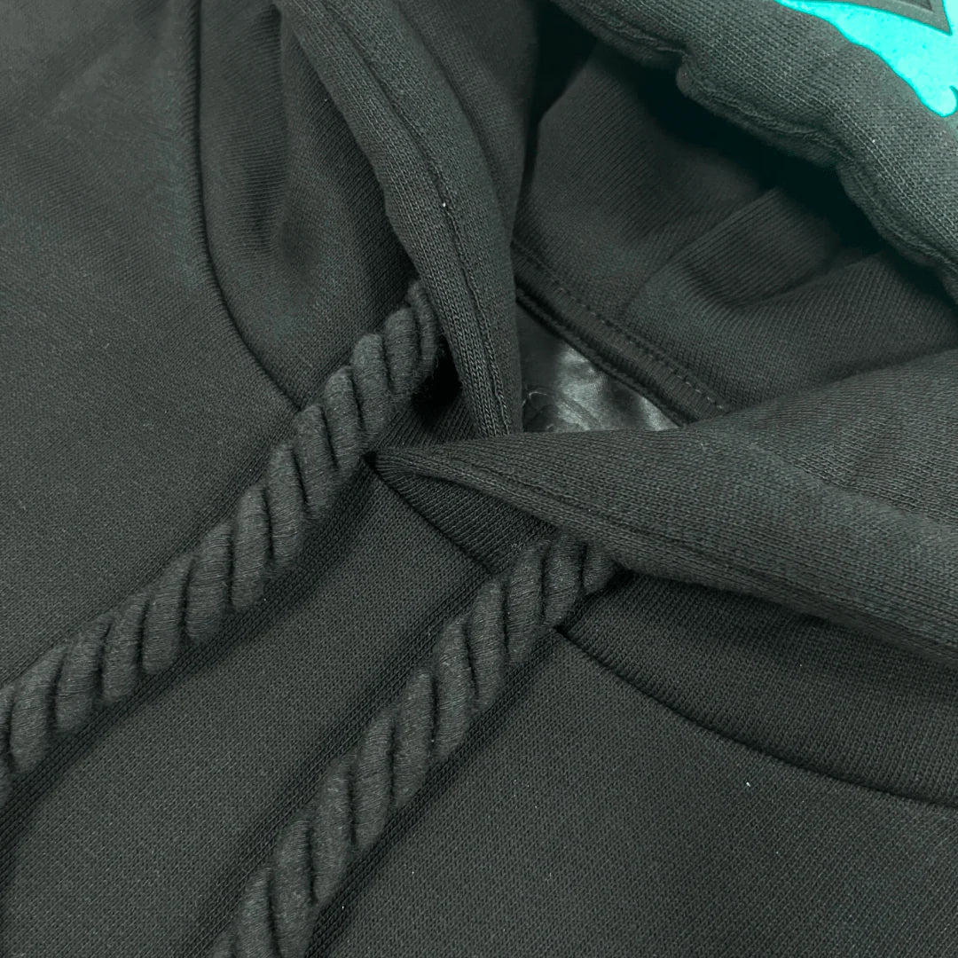 SYNA LOGO TRACKSUIT - BLACK / TEAL