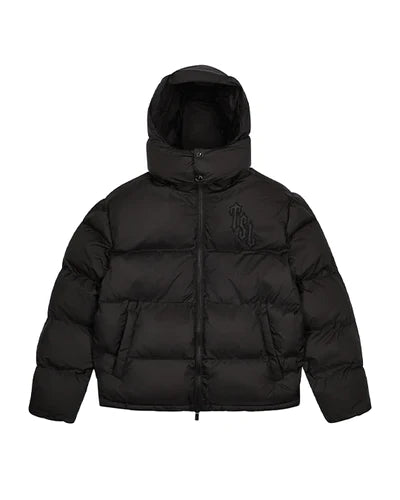 TRAPSTAR SHOOTERS HOODED PUFFER JACKET - BLACKOUT/REFLECTIVE