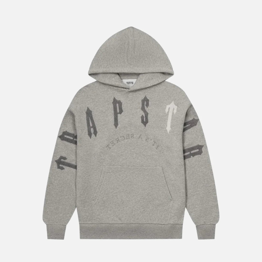 Trapstar Irongate Arch Chenille 2.0 Hooded Tracksuit - Grey