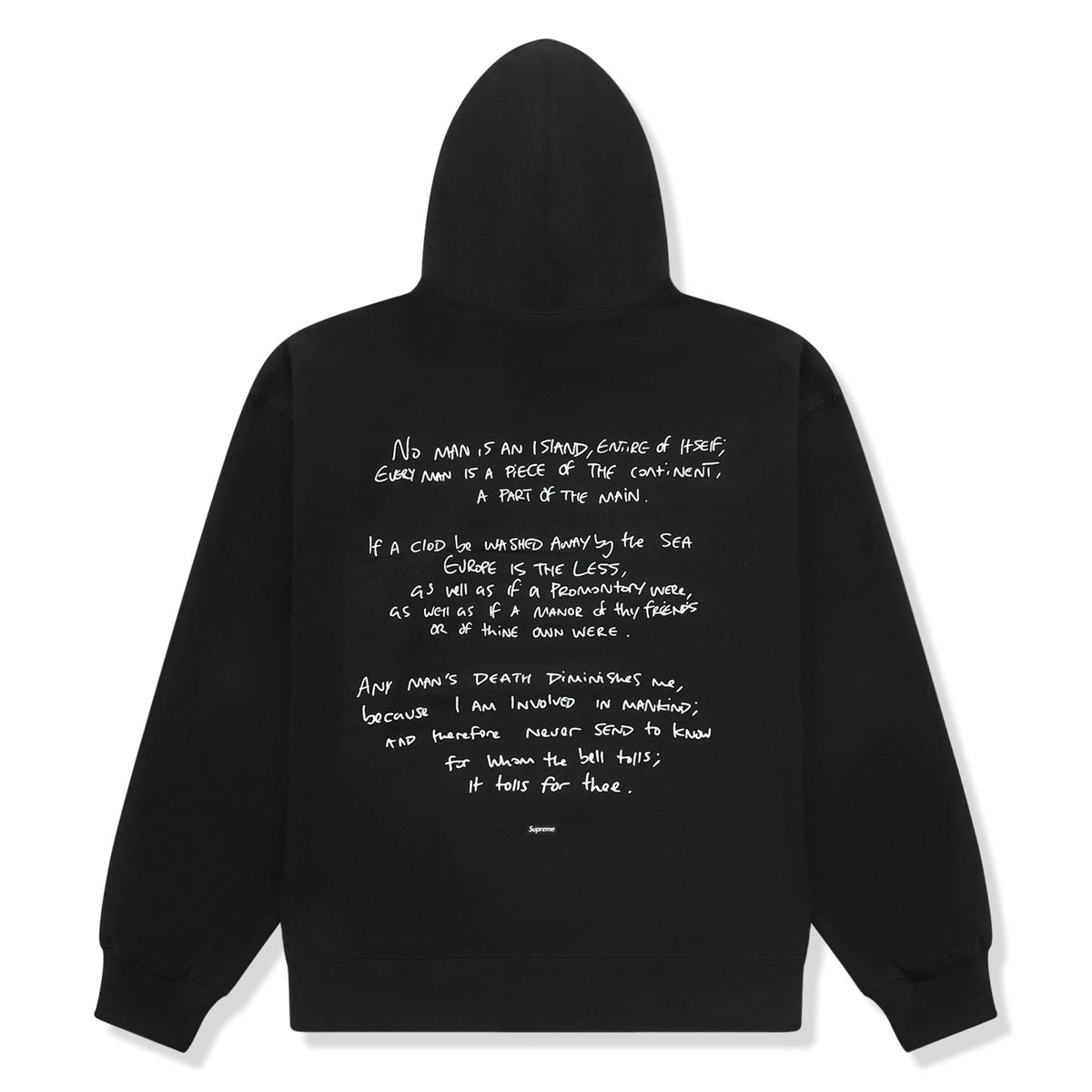 Supreme x Corteiz Rule The World Black Hoodie