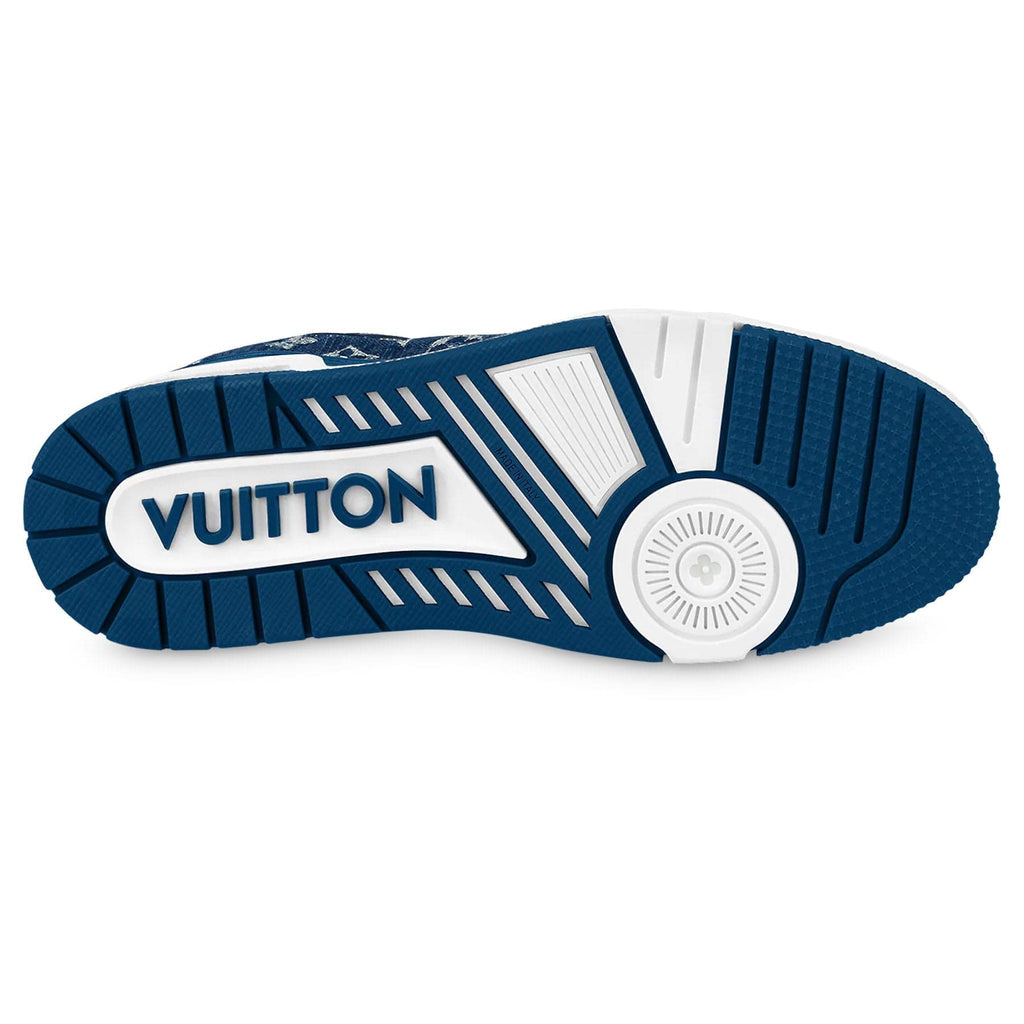 LOUIS VUITTON LV MONOGRAM BLUE DENIM SNEAKER