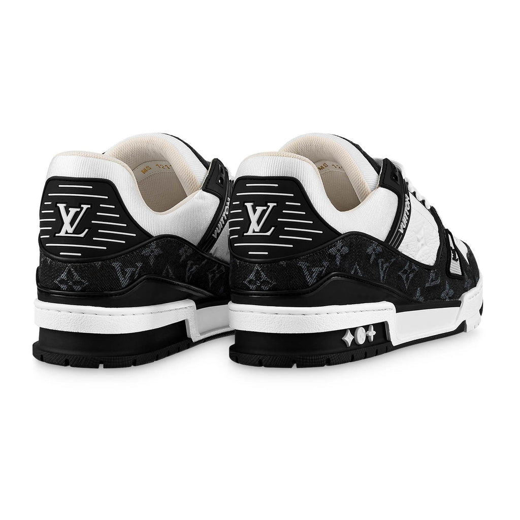 LOUIS VUITTON LV MONOGRAM BLACK WHITE SNEAKER