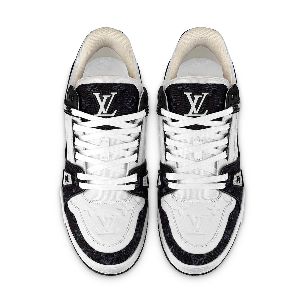 LOUIS VUITTON LV MONOGRAM BLACK WHITE SNEAKER