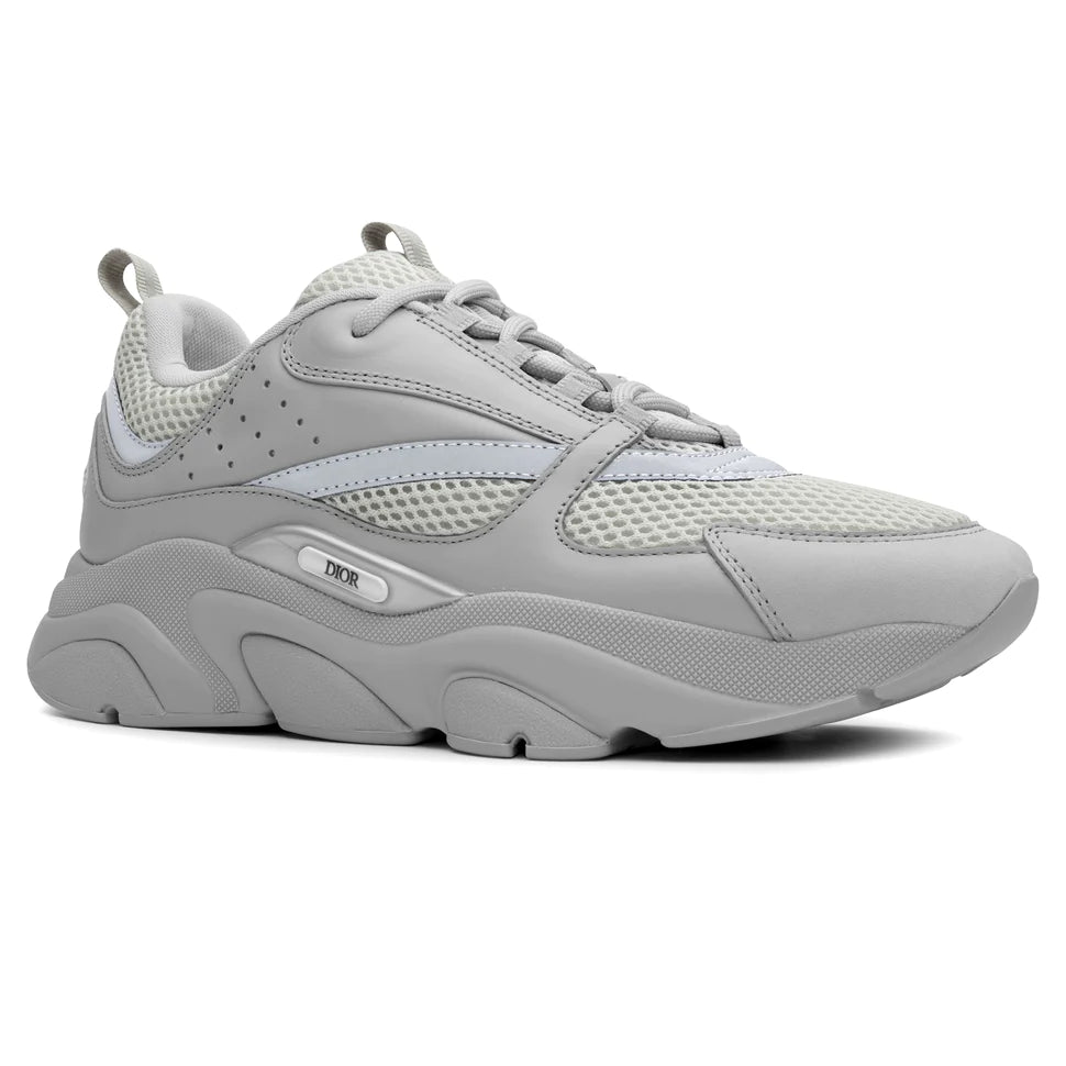 DIOR B22 GREY CALFSKIN TRAINER