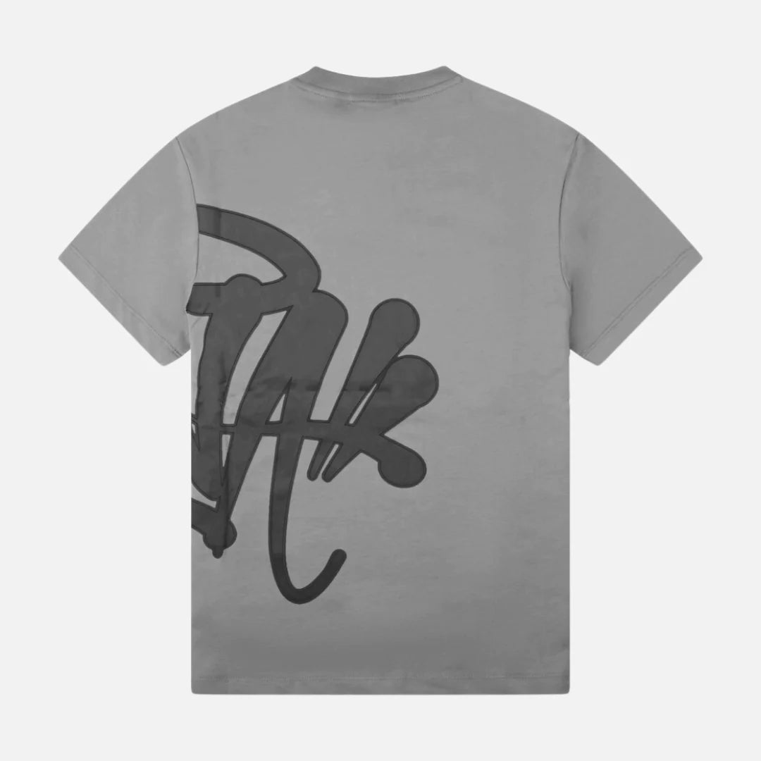 SYNAWORLD SYNA T-SHIRT & SHORTS LOGO SET - GREY