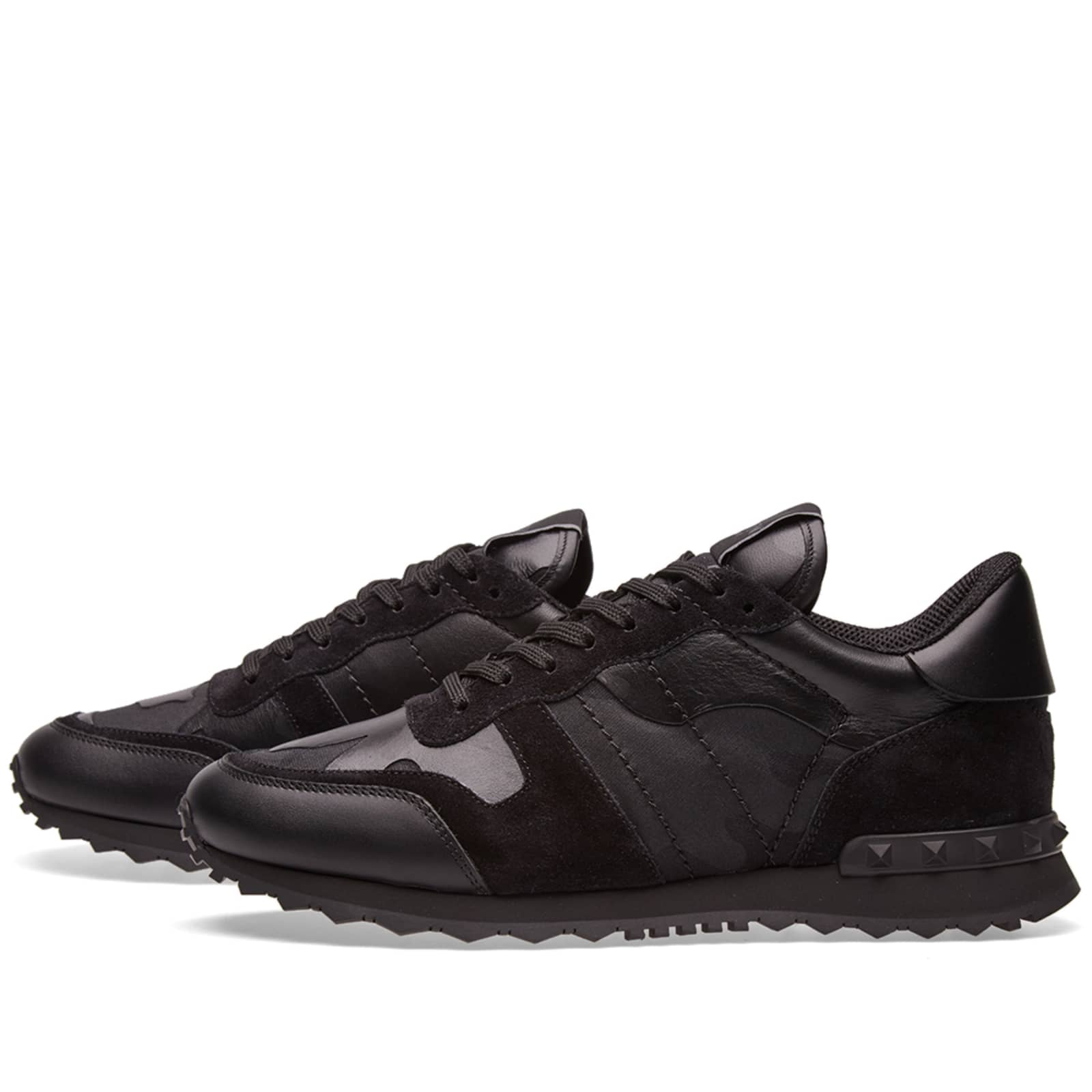 VALENTINO ROCKRUNNER SNEAKER - BLACK CAMO
