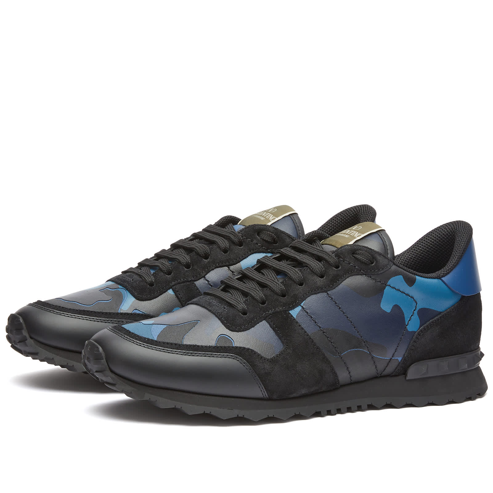 VALENTINO ROCKRUNNER SNEAKER - CORNFLOWER BLUE