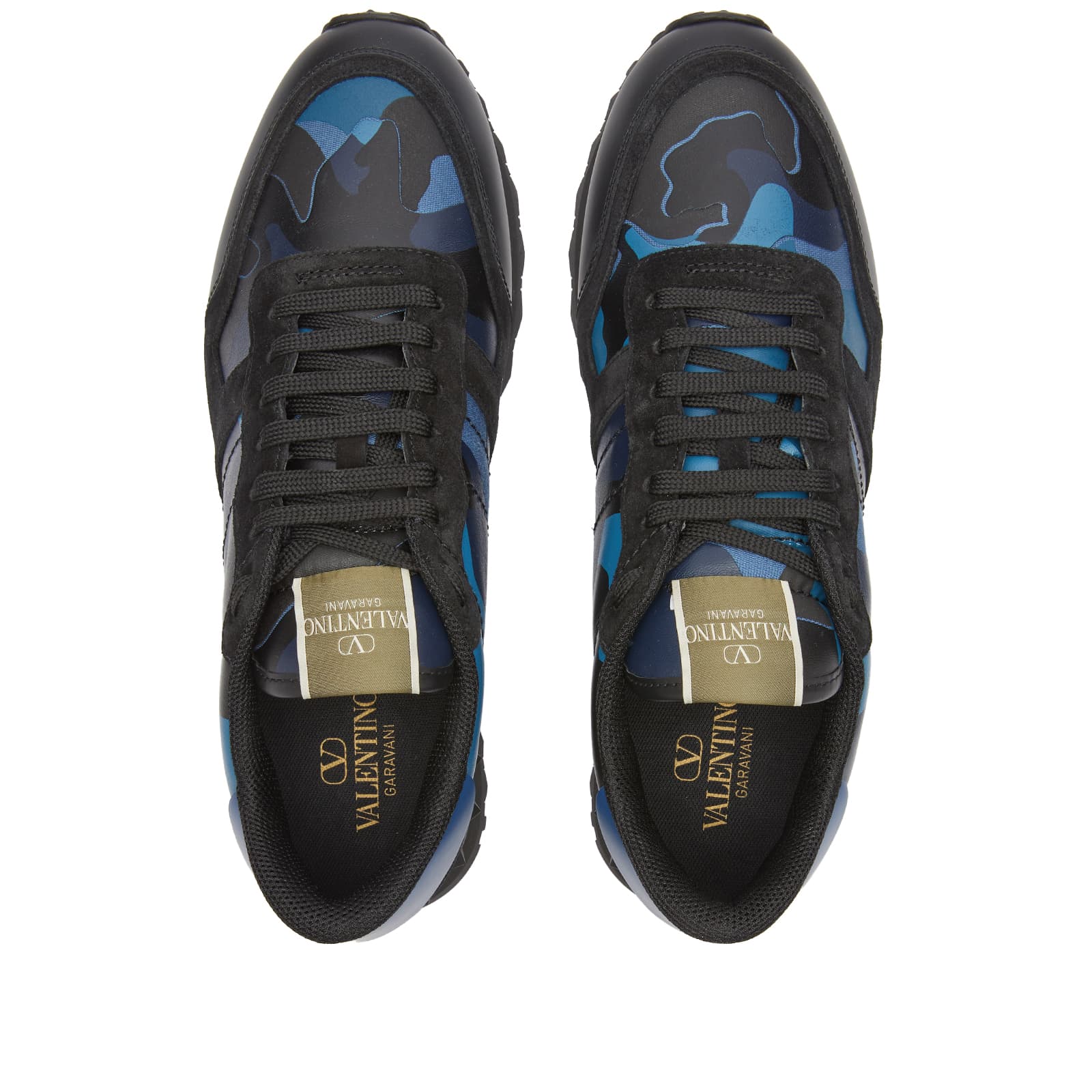 VALENTINO ROCKRUNNER SNEAKER - CORNFLOWER BLUE