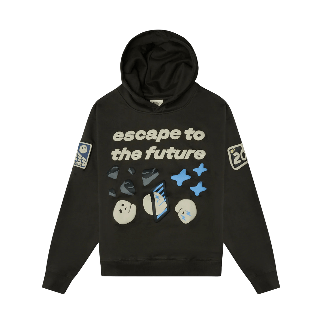 Broken Planet Market Hoodie 'Escape To The Future'