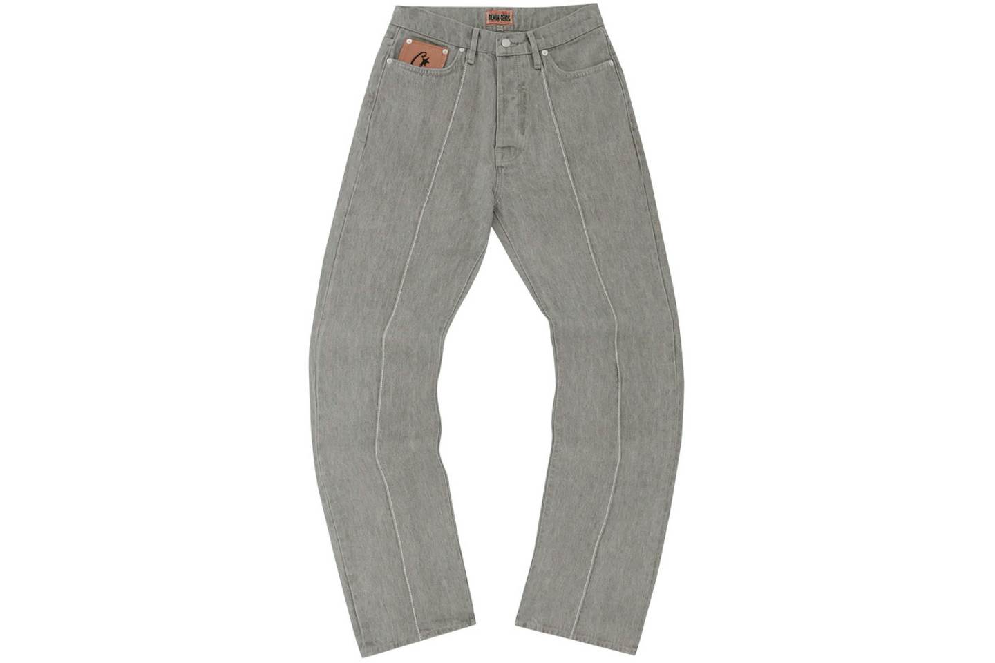 Corteiz C-Star Denim Jeans - Grey