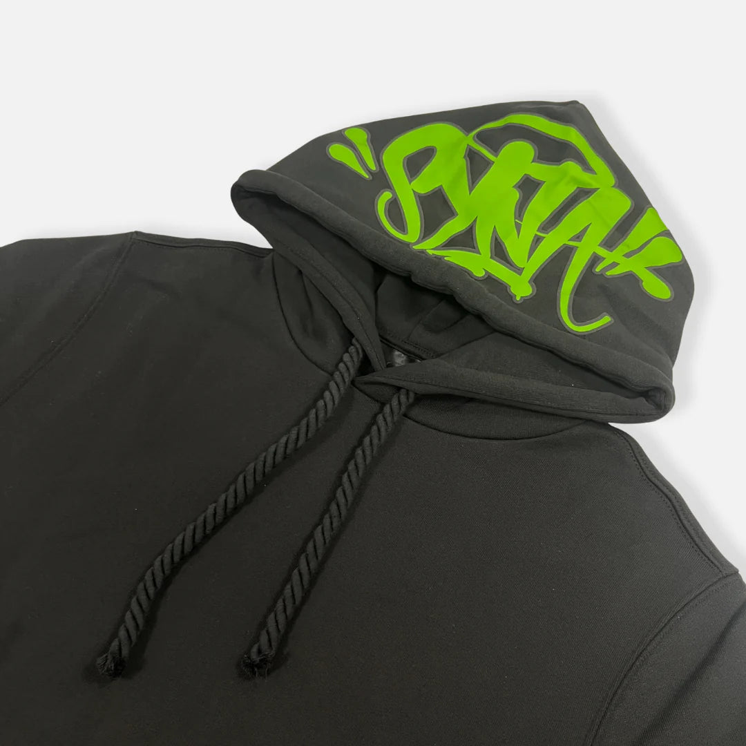 SYNAWORLD LOGO TRACKSUIT - BLACK / GREEN