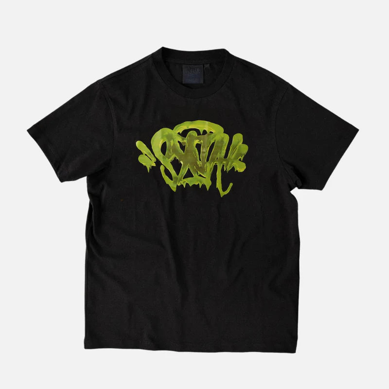 SYNA SLIME T-SHIRT - BLACK/GREEN