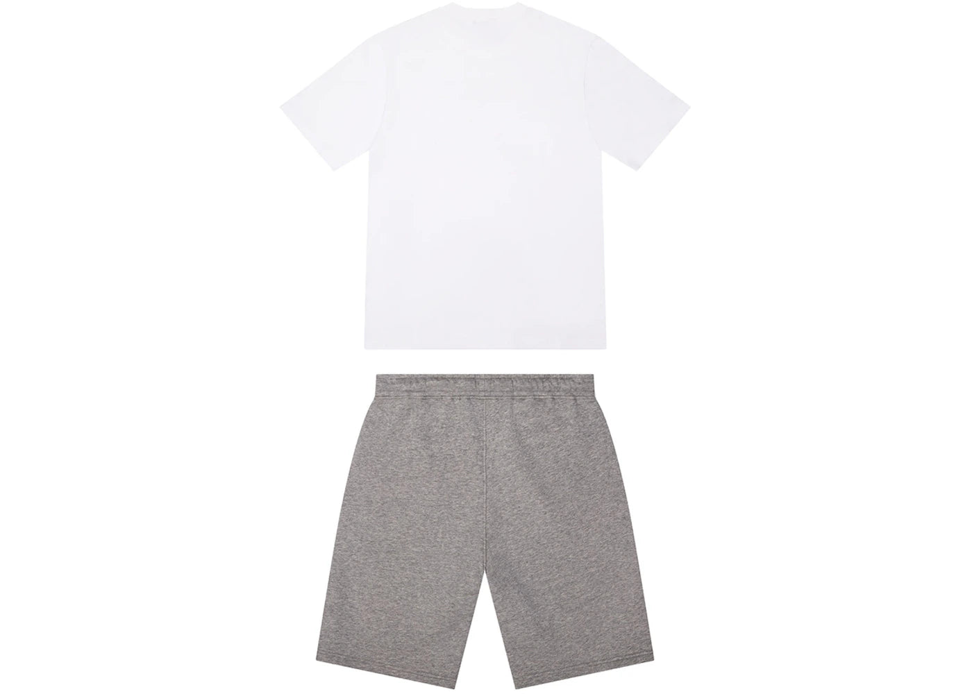 TRAPSTAR IRONGATE CHENILLE ARCHED CAMO SHORT SET - WHITE/TEAL/GREY