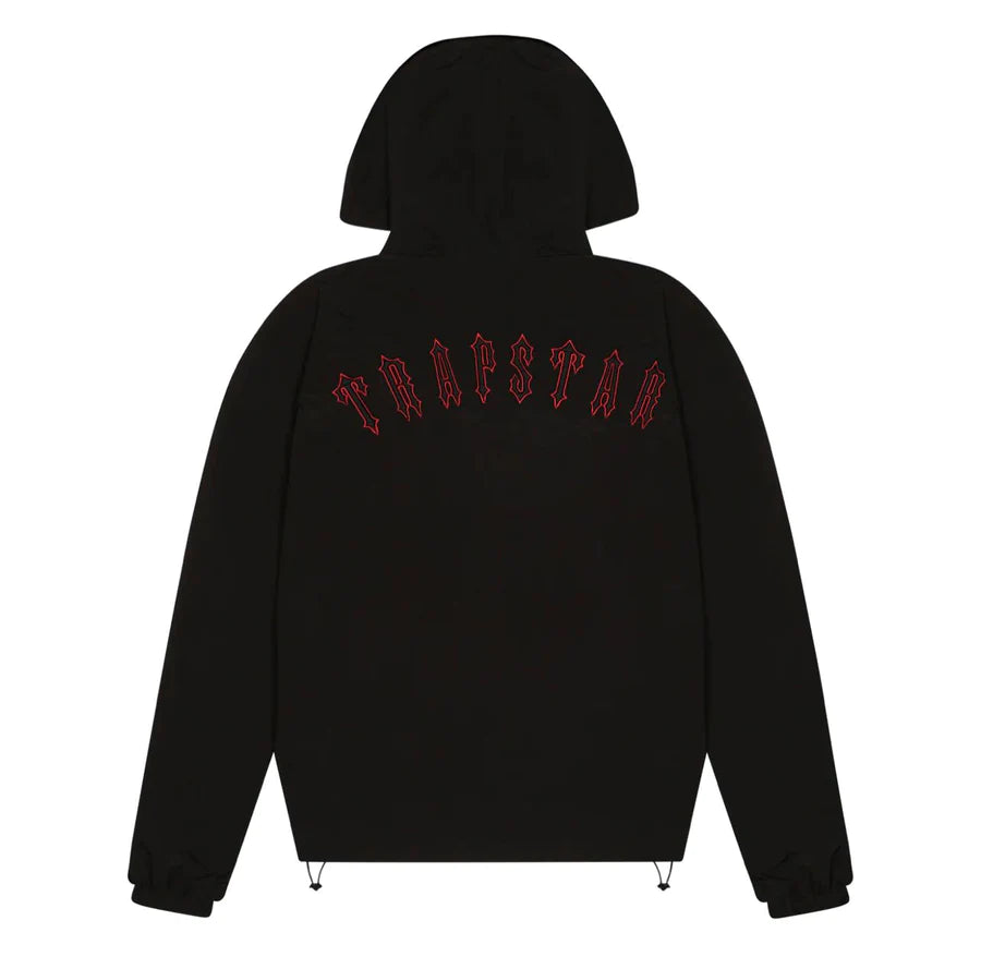 TRAPSTAR IRONGATE T WINDBREAKER - BLACK/RED Jacket