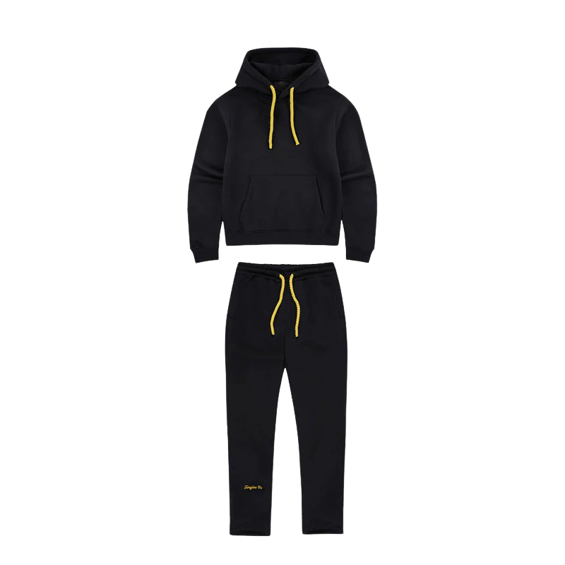 Syna World Logo Tracksuit - Black / Yellow