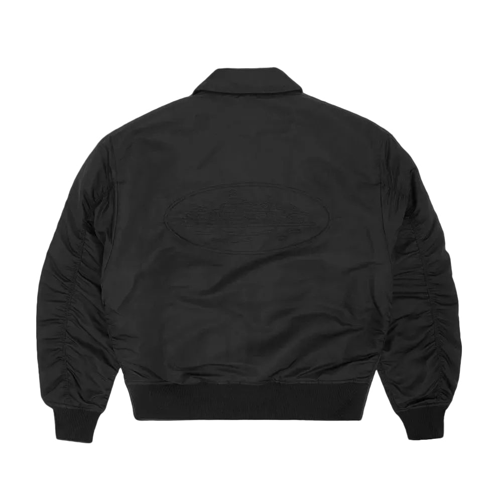 Corteiz Alcatraz Bomber Jacket Black