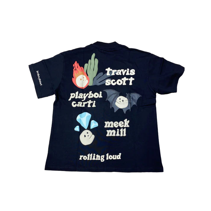 BROKEN PLANET MARKET X ROLLING LOUD PORTUGAL (2023) T-SHIRT MIDNIGHT BLACK