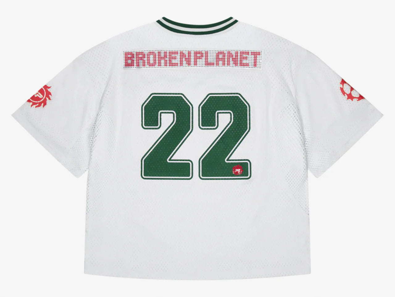 Broken Planet Mesh Jersey White Green