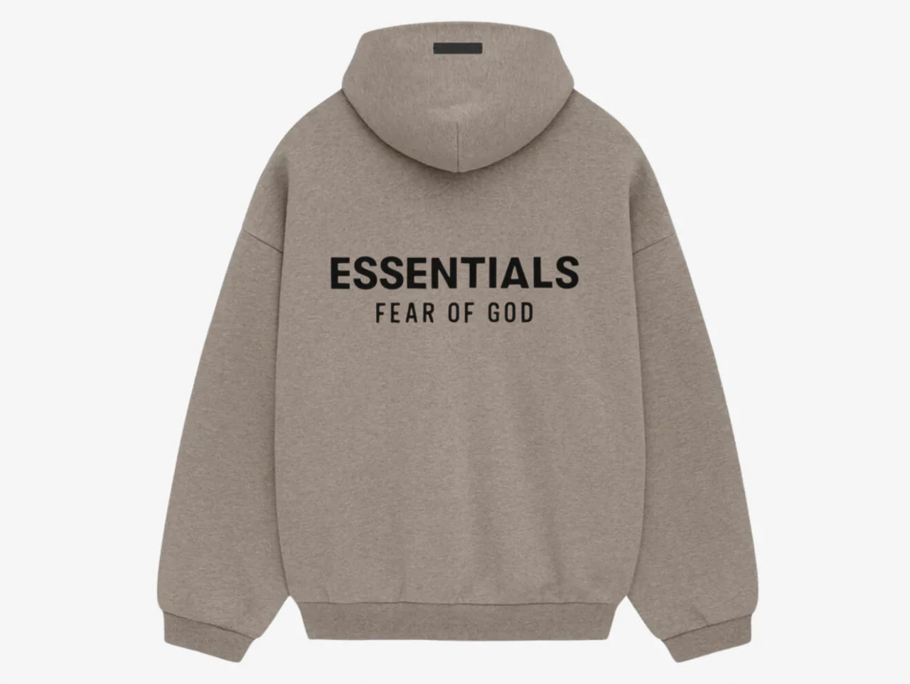 FEAR OF GOD ESSENTIALS HEATHER GREY HOODIE (FW24)