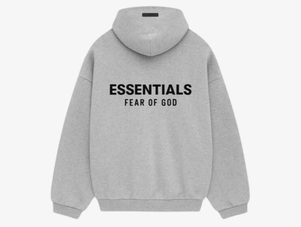 FEAR OF GOD ESSENTIALS LIGHT HEATHER GREY TRACKSUIT (FW24)