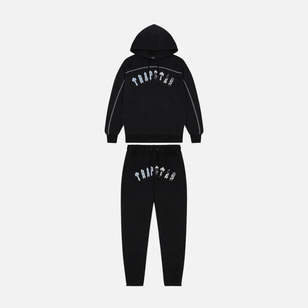 TRAPSTAR IRONGATE ARCH TRACKSUIT TRACKSUIT - BLACK/BLUE CAMO