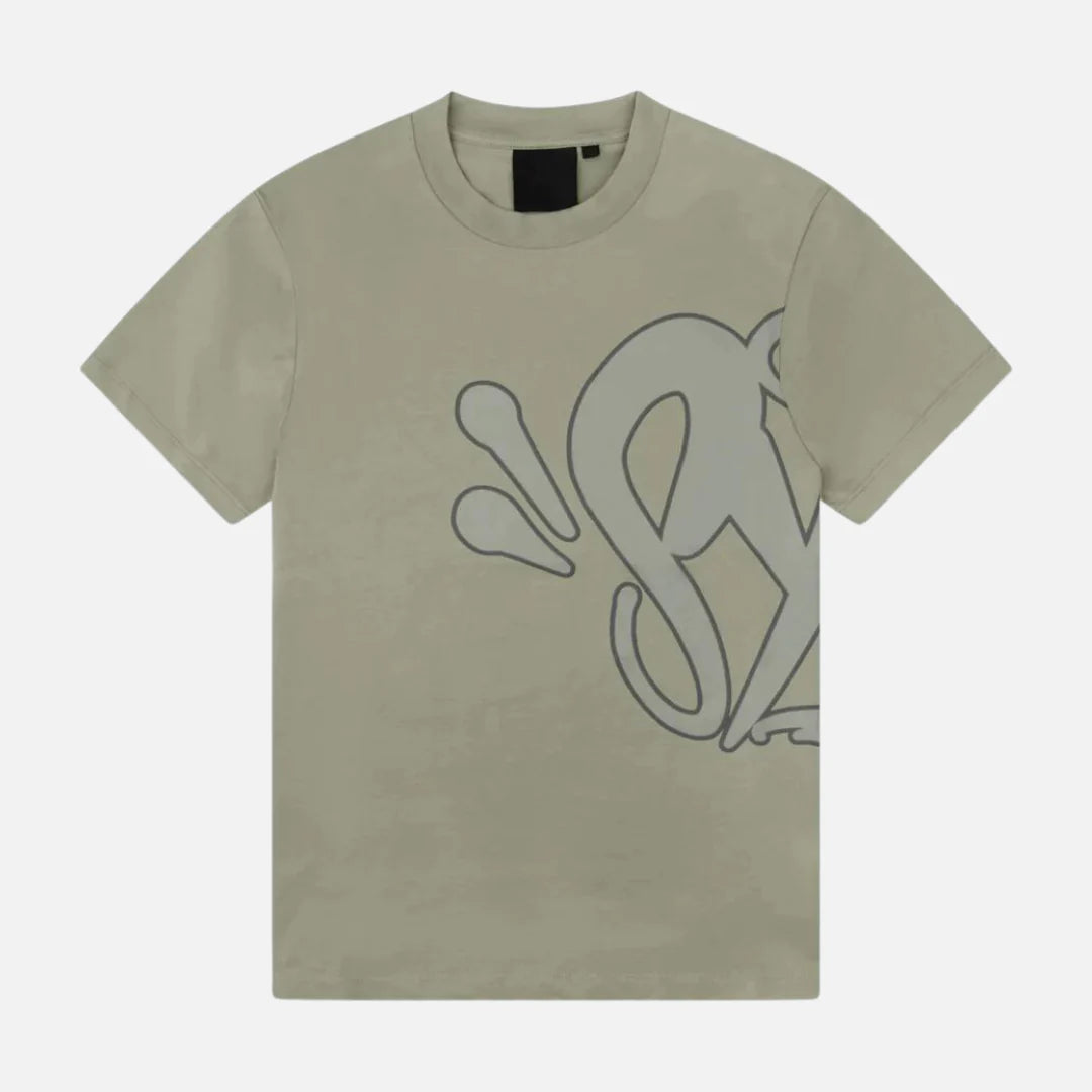 SYNAWORLD SYNA T-SHIRT & SHORTS LOGO SET - SAGE