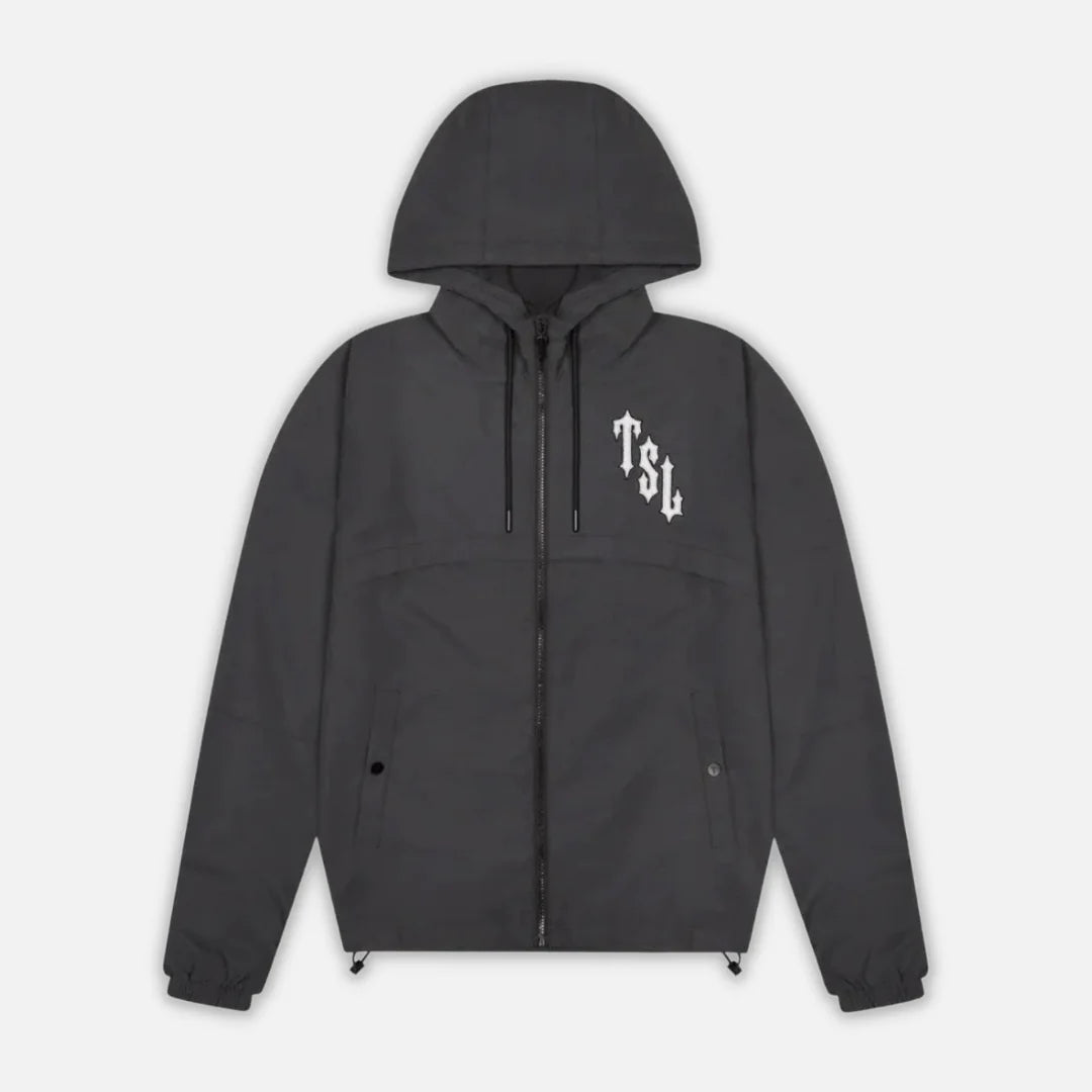 TRAPSTAR SHOOTERS WINDBREAKER - BLACK/REFLECTIVE