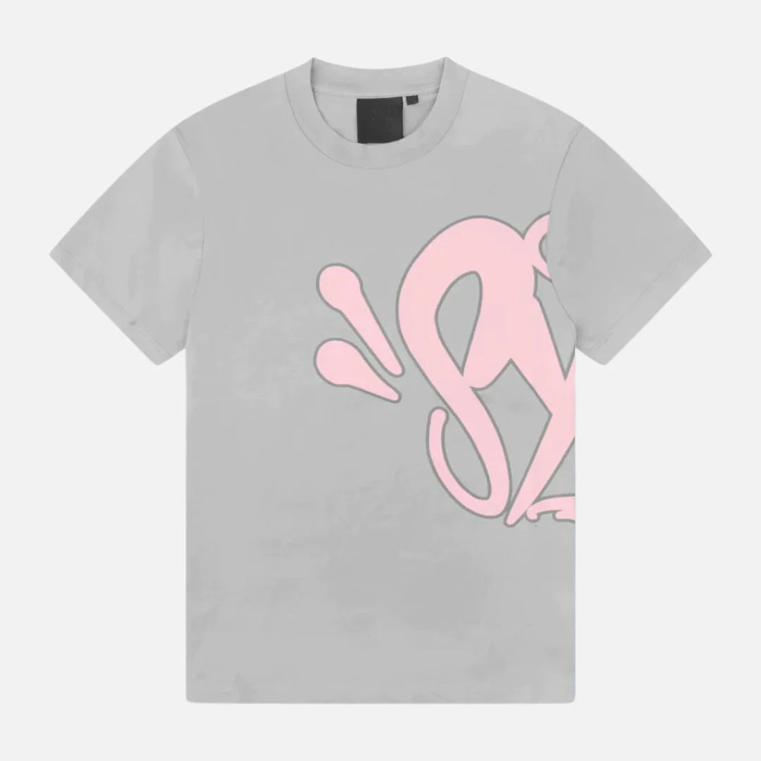 SYNAWORLD SYNA T-SHIRT & SHORTS LOGO SET - GREY