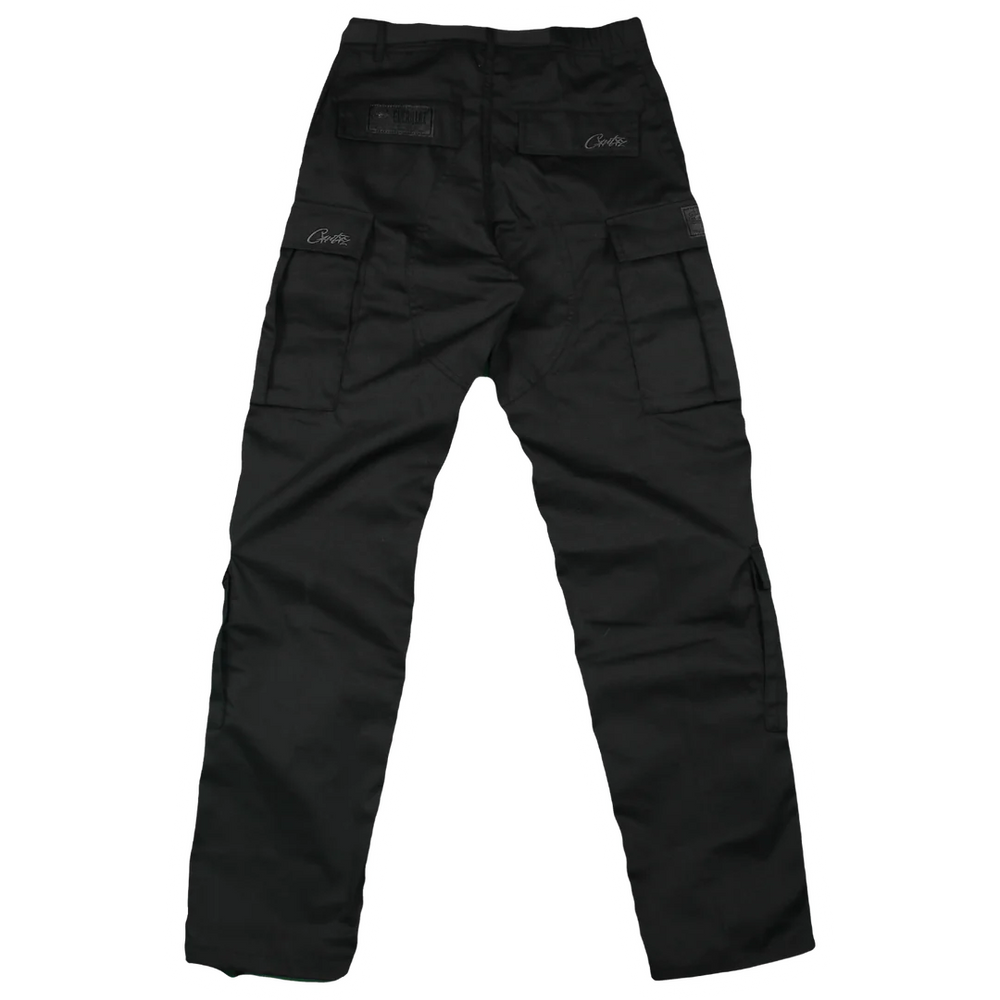 CORTEIZ ALCATRAZ CARGO TROUSER - TRIPLE BLACK