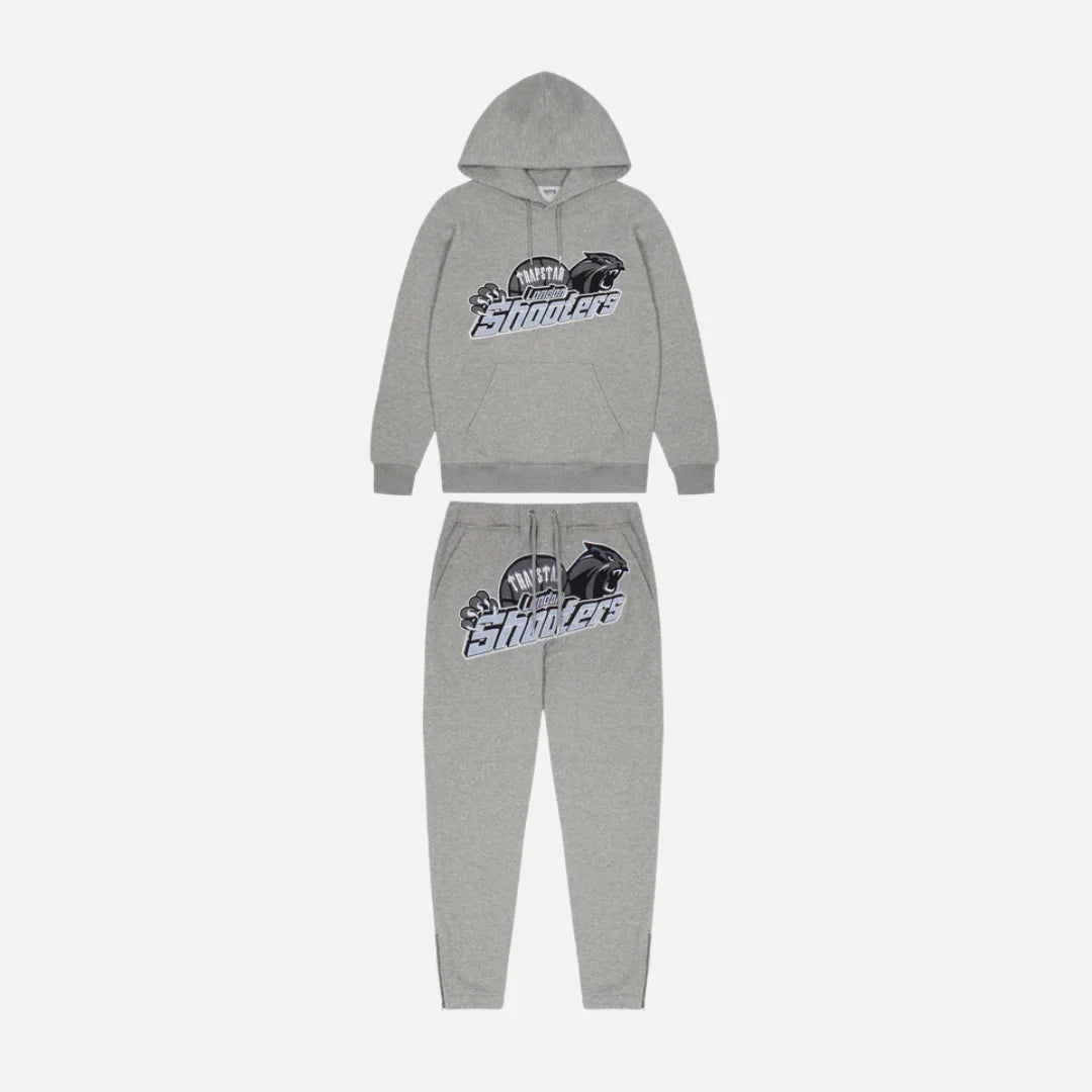 TRAPSTAR SHOOTERS TRACKSUIT - GREY/SKY BLUE