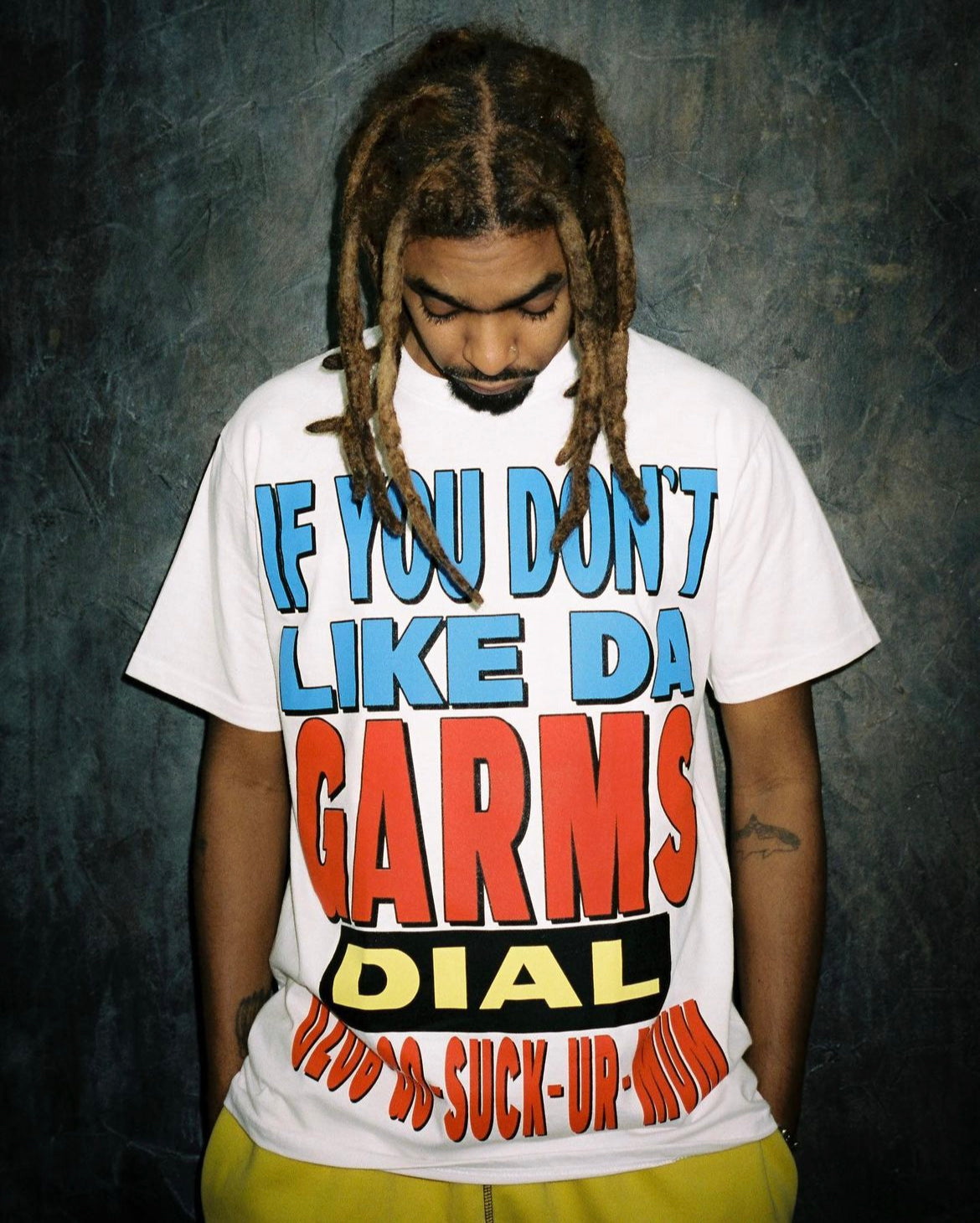 Corteiz 0208-Go-Suck-Urself T-shirt White