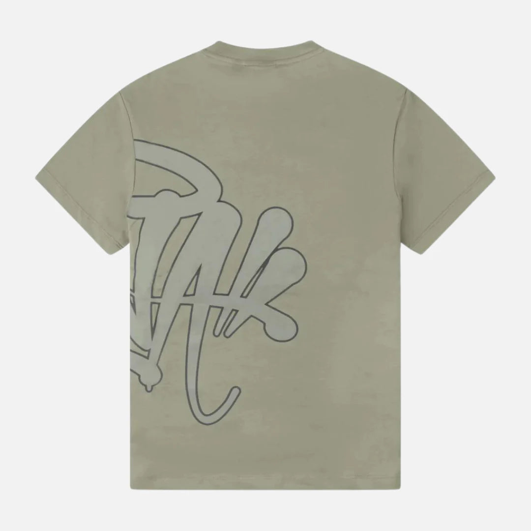 SYNAWORLD SYNA T-SHIRT & SHORTS LOGO SET - SAGE