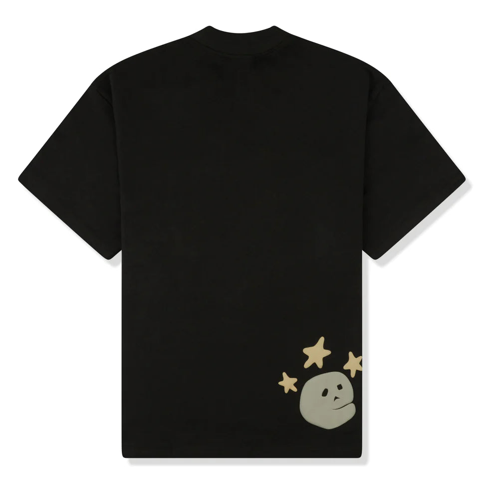 BROKEN PLANET COSMIC PEAKS SOOT BLACK T-SHIRT