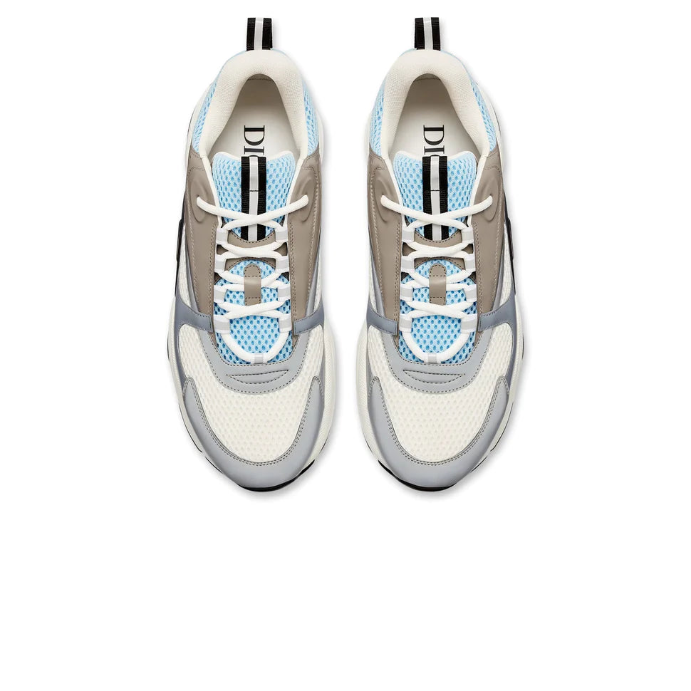 DIOR B22 SKY BLUE AND GREY TRAINER