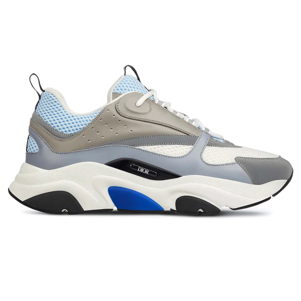 DIOR B22 SKY BLUE AND GREY TRAINER