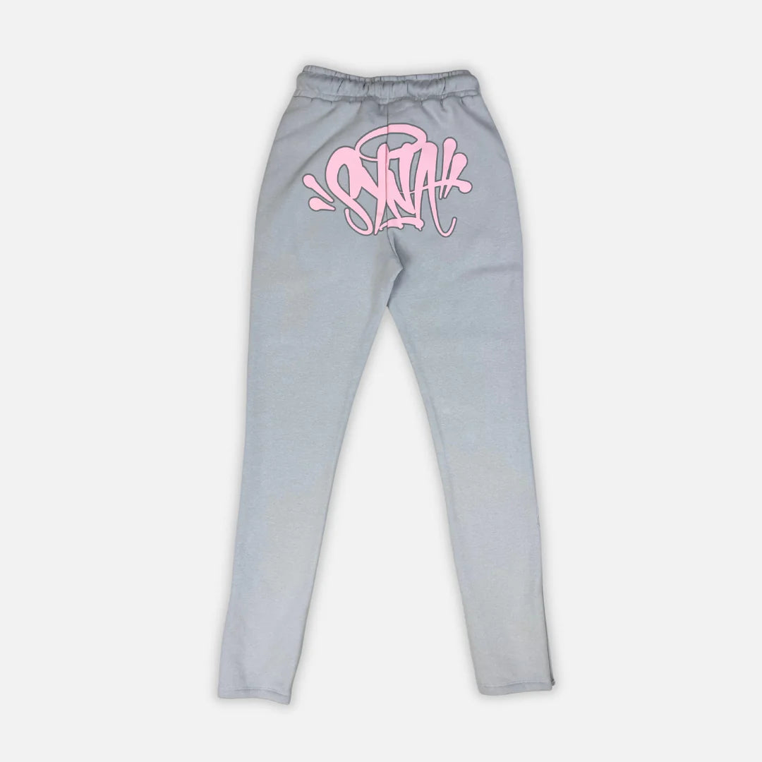 SYNAWORLD 'SYNA LOGO' TRACKSUIT - GREY / PINK