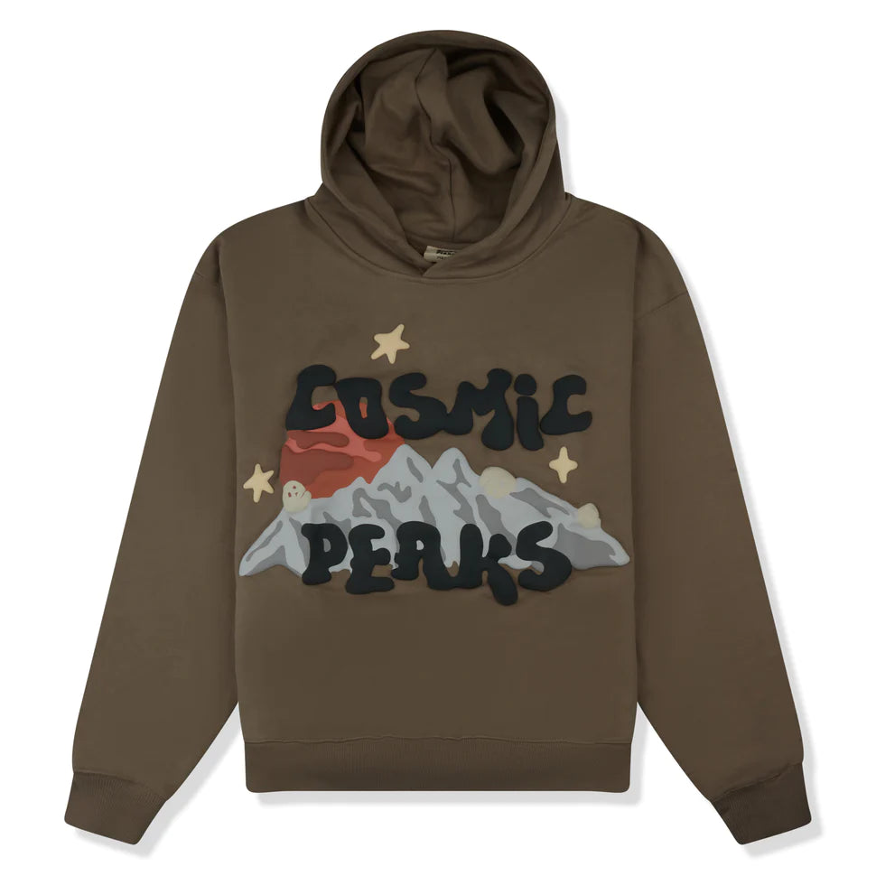 BROKEN PLANET COSMIC PEAKS CINDER BROWN HOODIE