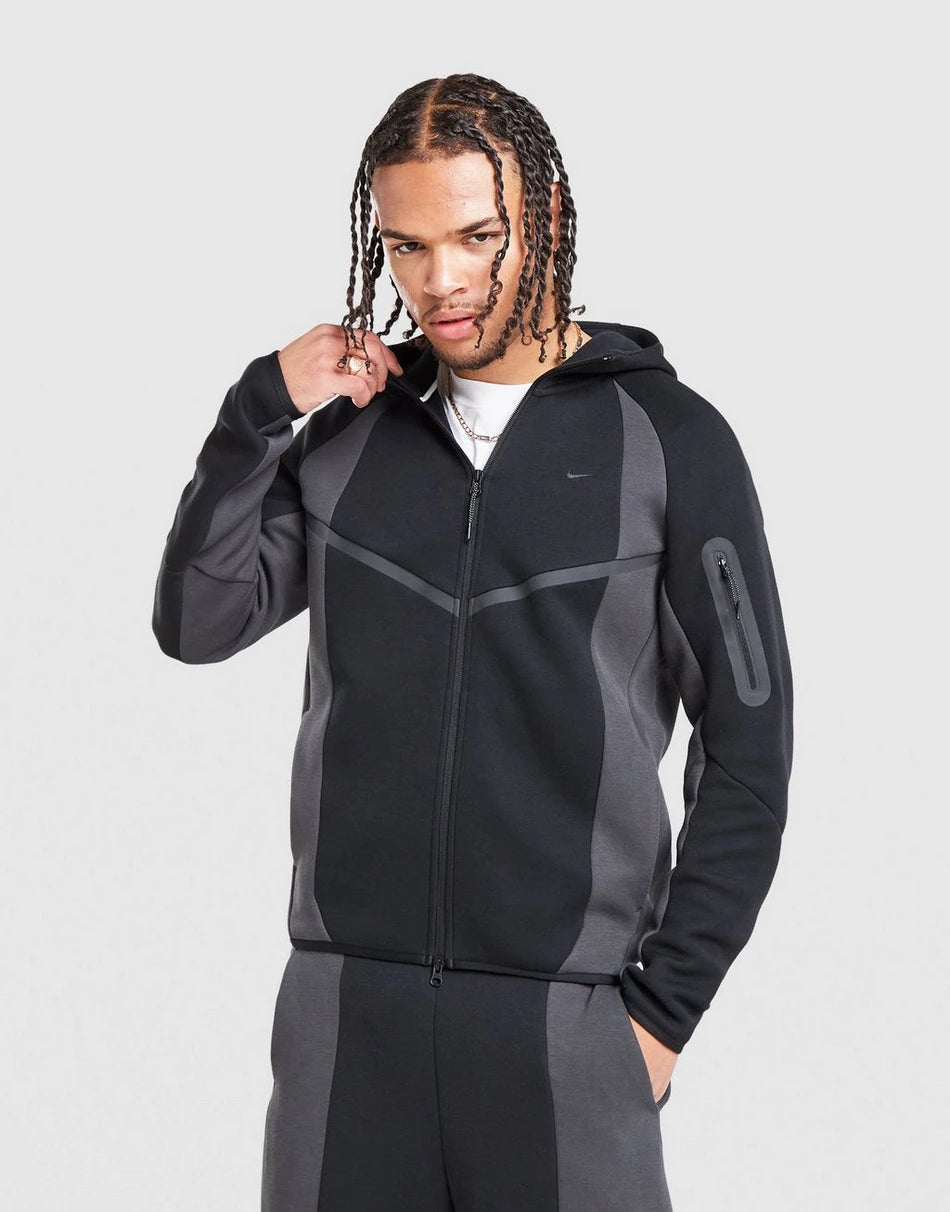 Nike Tech Windrunner Fleece Hoodie Black/Anthracite