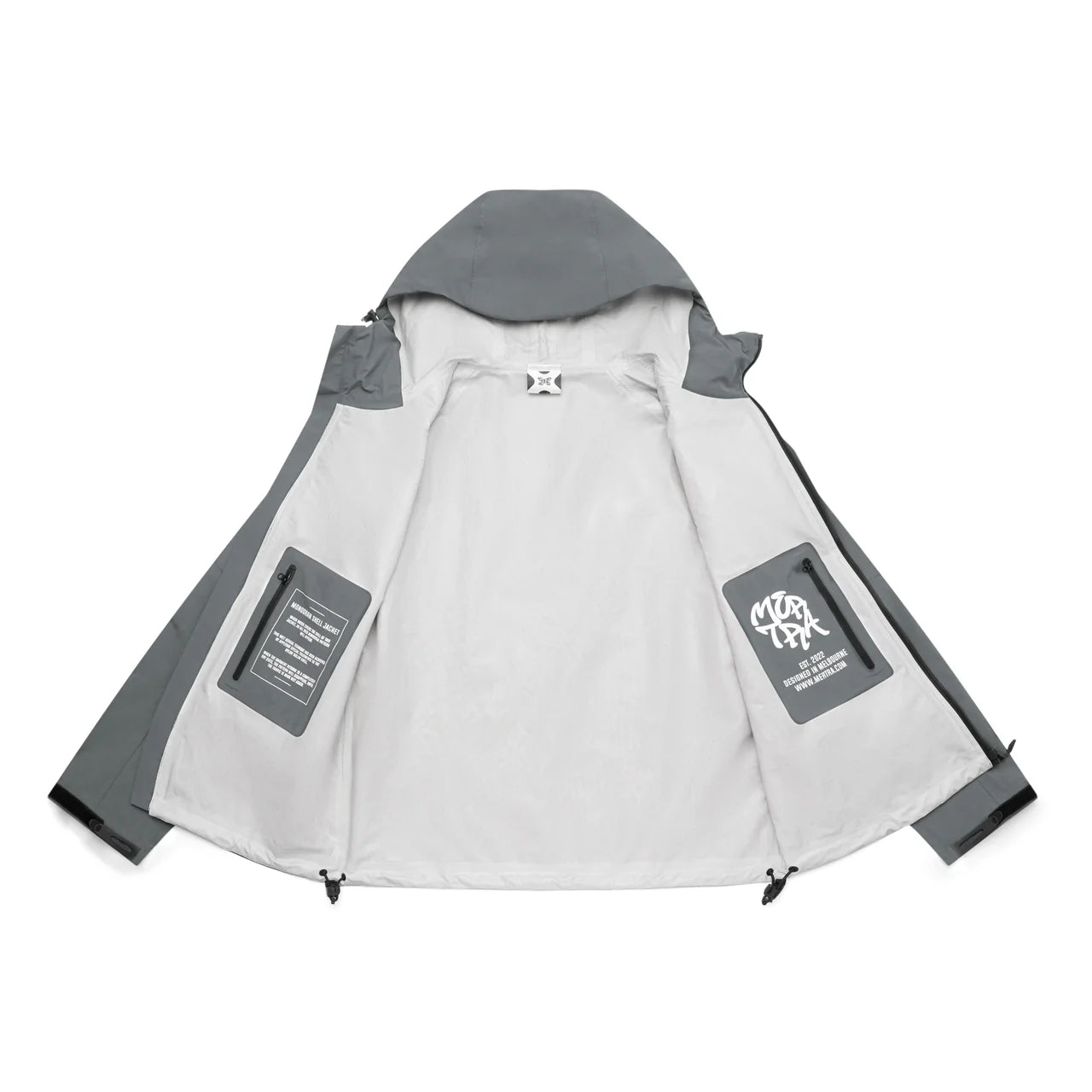 Mertra Monogram Shell Jacket (Slate)