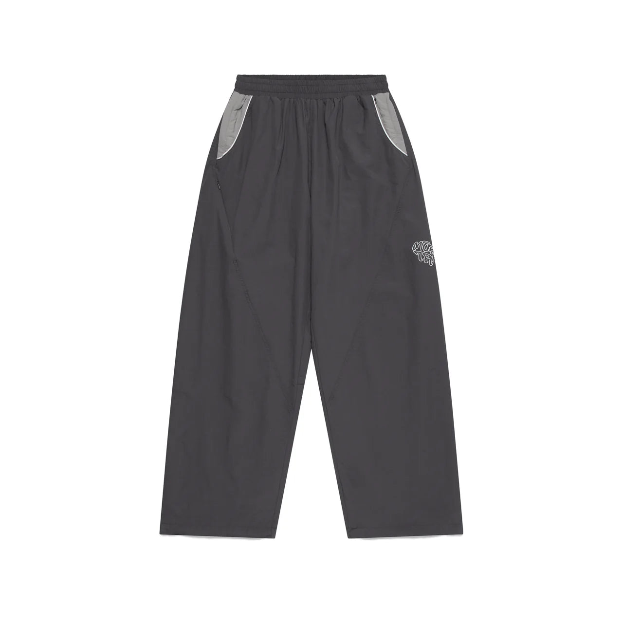 Mertra Nylon Track Pants (Grey / Grey)